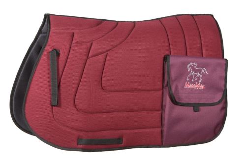 TRAIL saddle pad with pockets - low padding