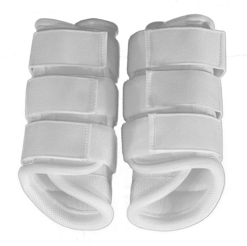 FRONT HORSE LEG PROTECTION WRAPS (pair) - white