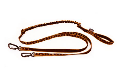 BUNGEE line with ALU snap hook for 2 dogs
